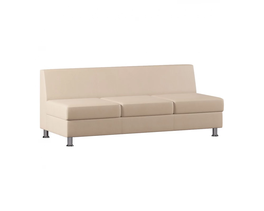 Модуль Everprof Monro трехместный Экокожа, Бежевый