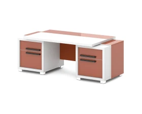 Стол с двумя тумбами 2070х1000х750 Грейс / Grace images
