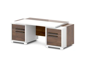 Стол с двумя тумбами 2070х1000х750 Грейс / Grace images