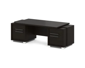 Стол с двумя тумбами 2270х1000х750 Грейс / Grace images