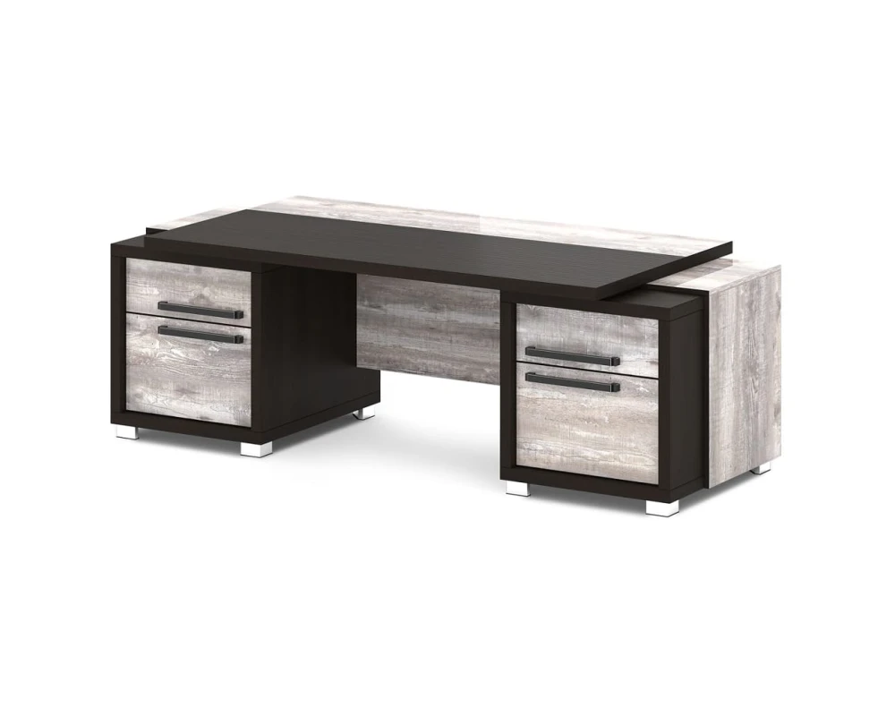 Стол с двумя тумбами 2270х1000х750 Грейс / Grace