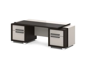 Стол с двумя тумбами 2270х1000х750 Грейс / Grace images