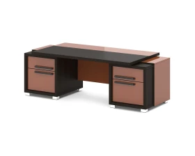 Стол с двумя тумбами 2270х1000х750 Грейс / Grace images