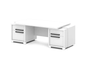 Стол с двумя тумбами 2270х1000х750 Грейс / Grace images