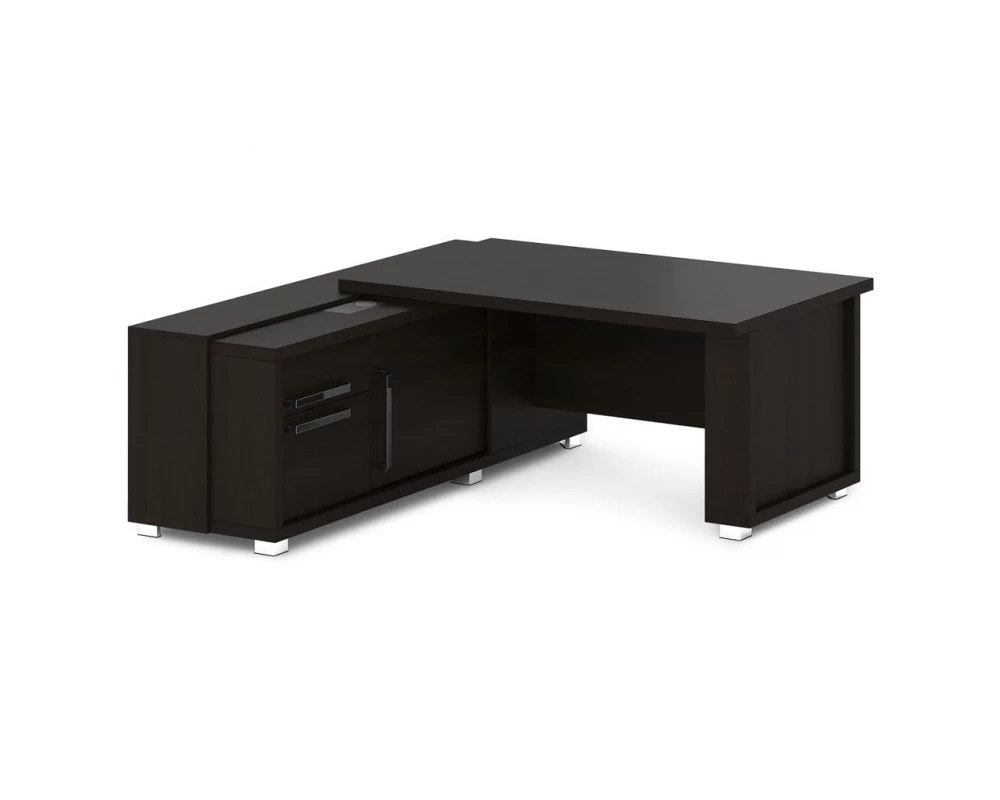 Стол с греденцией (беспроводная зарядка, 2xUSB, розетка) 1835х2016х750 Grace