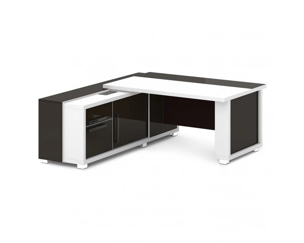 Стол с греденцией (беспроводная зарядка, 2xUSB, розетка) 1835х2016х750 Grace