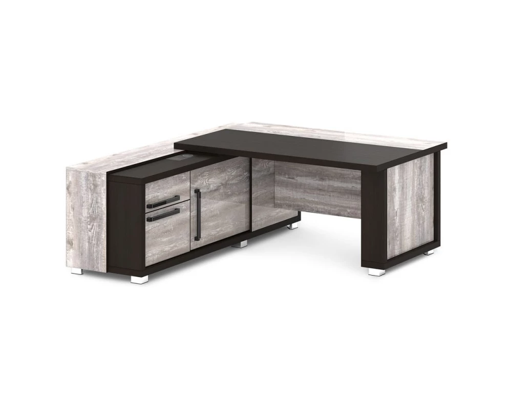 Стол с греденцией (беспроводная зарядка, 2xUSB, розетка) 1835х2016х750 Grace