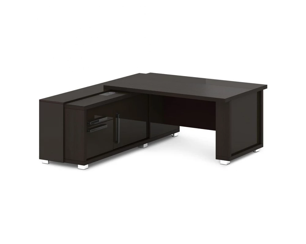 Стол с греденцией (беспроводная зарядка, 2xUSB, розетка) 1835х2016х750 Grace