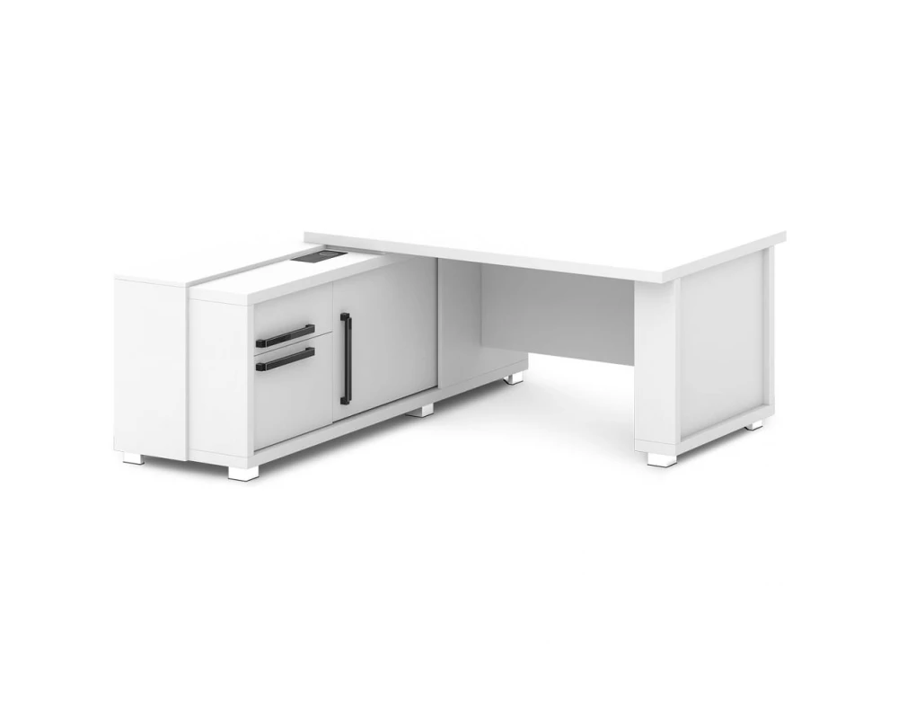 Стол с греденцией (беспроводная зарядка, 2xUSB, розетка) 1835х2016х750 Grace