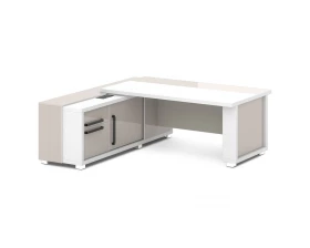 Стол с греденцией (беспроводная зарядка, 2xUSB, розетка) 2035х2016х750 Grace images