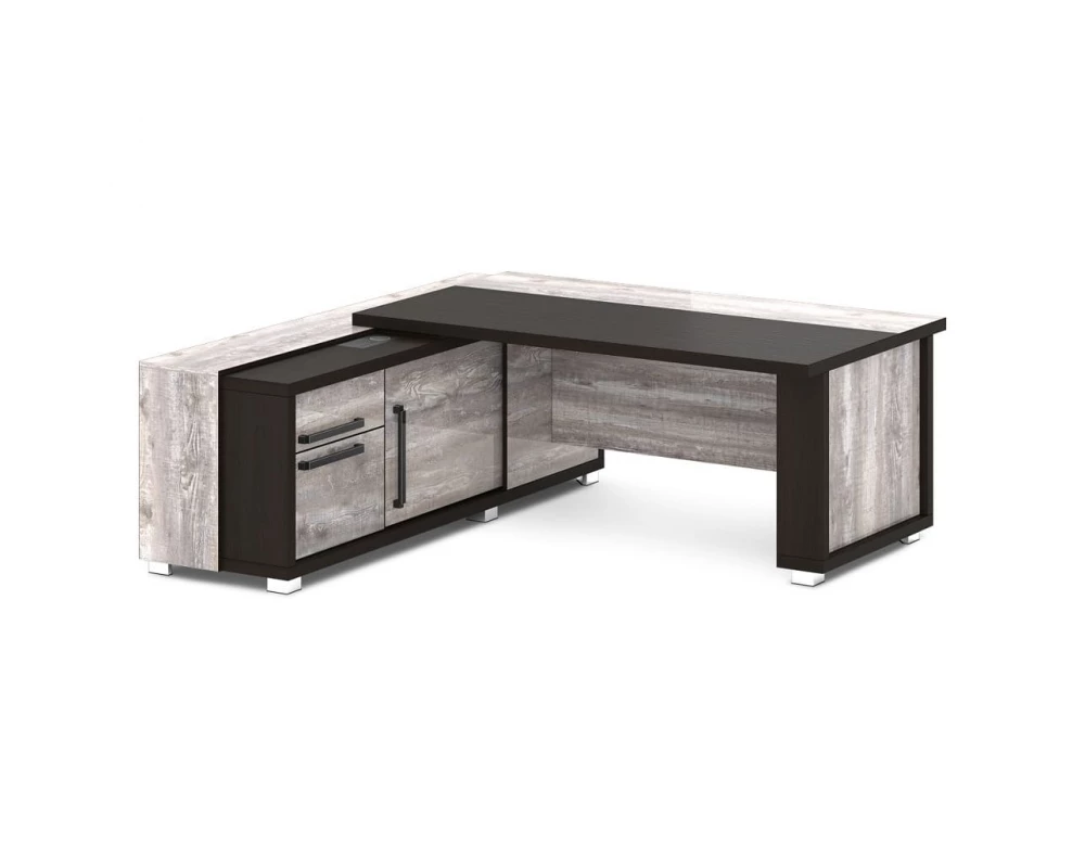 Стол с греденцией (беспроводная зарядка, 2xUSB, розетка) 2035х2016х750 Grace