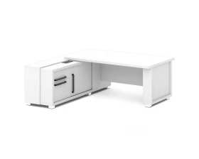 Стол с греденцией (беспроводная зарядка, 2xUSB, розетка) 2035х2016х750 Grace images