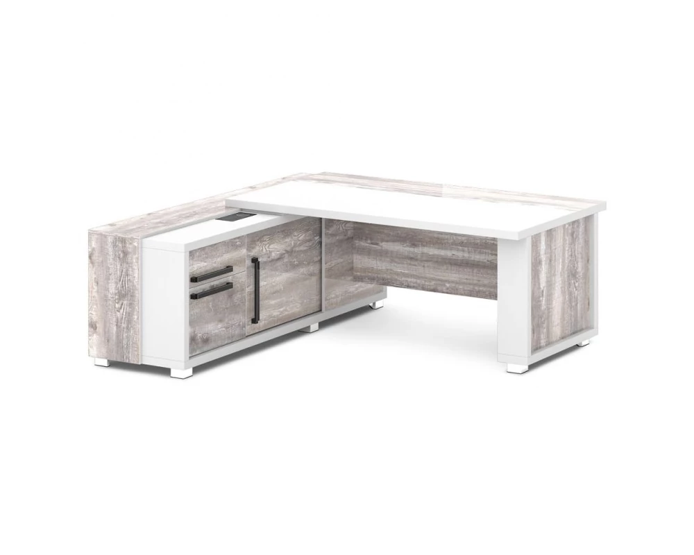 Стол с греденцией (беспроводная зарядка, 2xUSB, розетка) 2035х2016х750 Grace