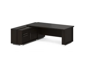 Стол с греденцией (беспроводная зарядка, 2xUSB, розетка) 2235х2016х750 Grace images