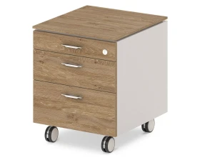 Тумба подкатная с замком на 1 ящик 500x546x605 Грандэса / Grandeza images