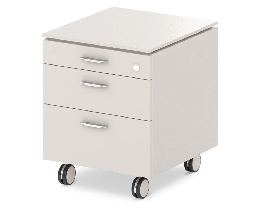 Тумба подкатная с замком на 1 ящик 500x546x605 Грандэса / Grandeza