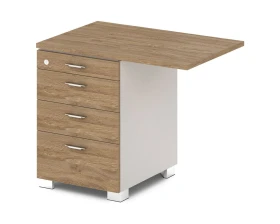 Тумба приставная с замком на 1 ящик 900х600х750 Грандэса / Grandeza images