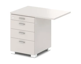 Тумба приставная с замком на 1 ящик 900х600х750 Грандэса / Grandeza images