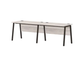 Линейный кластер на 2 рабочих места 2400х700х750 Лавана Стил / Lavana Steel images