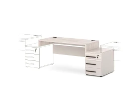 Стол промежуточный с опорной тумбой 1818х700х750 Лавана / Lavana images