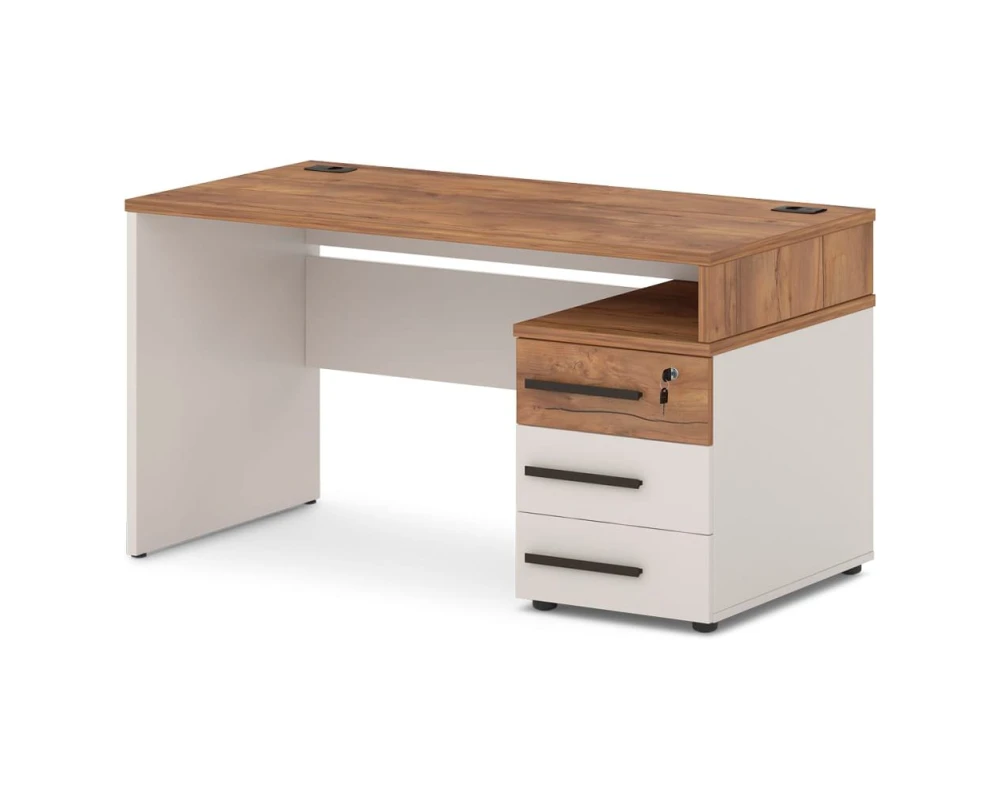 Стол с опорной тумбой 1400х700х750 Лавана / Lavana