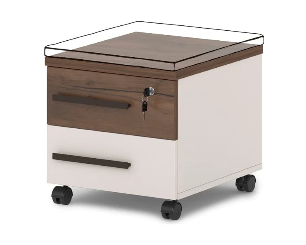 Тумба подкатная с замком на 1 ящик 450x510x435 Лавана / Lavana