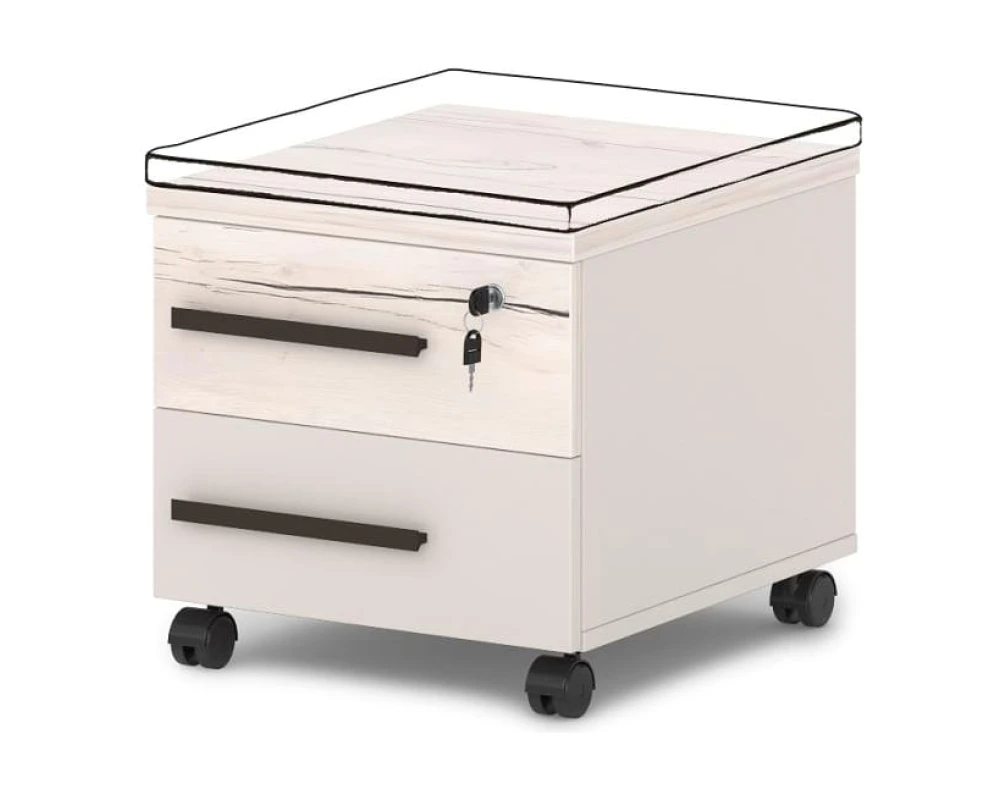 Тумба подкатная с замком на 1 ящик 450x510x435 Лавана / Lavana