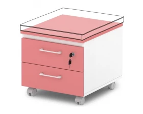 Тумба подкатная низкая с замком на первый ящик Sentida images