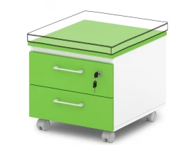 Тумба подкатная низкая с замком на первый ящик Sentida images