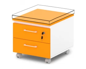 Тумба подкатная низкая с замком на первый ящик Sentida images