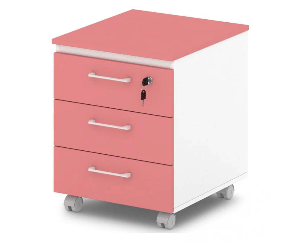 Тумба подкатная с замком на первый ящик Sentida