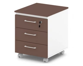 Тумба подкатная с замком на первый ящик Sentida images