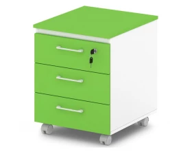 Тумба подкатная с замком на первый ящик Sentida images