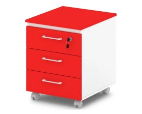 Тумба подкатная с замком на первый ящик Sentida images