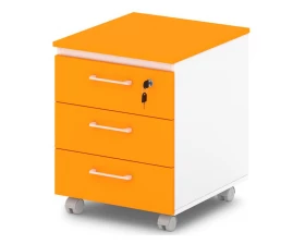 Тумба подкатная с замком на первый ящик Sentida images