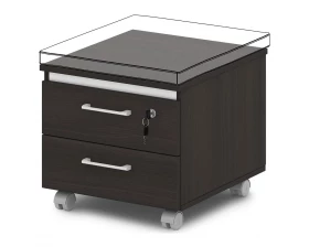 Тумба подкатная низкая с замком на первый ящик Sentida images