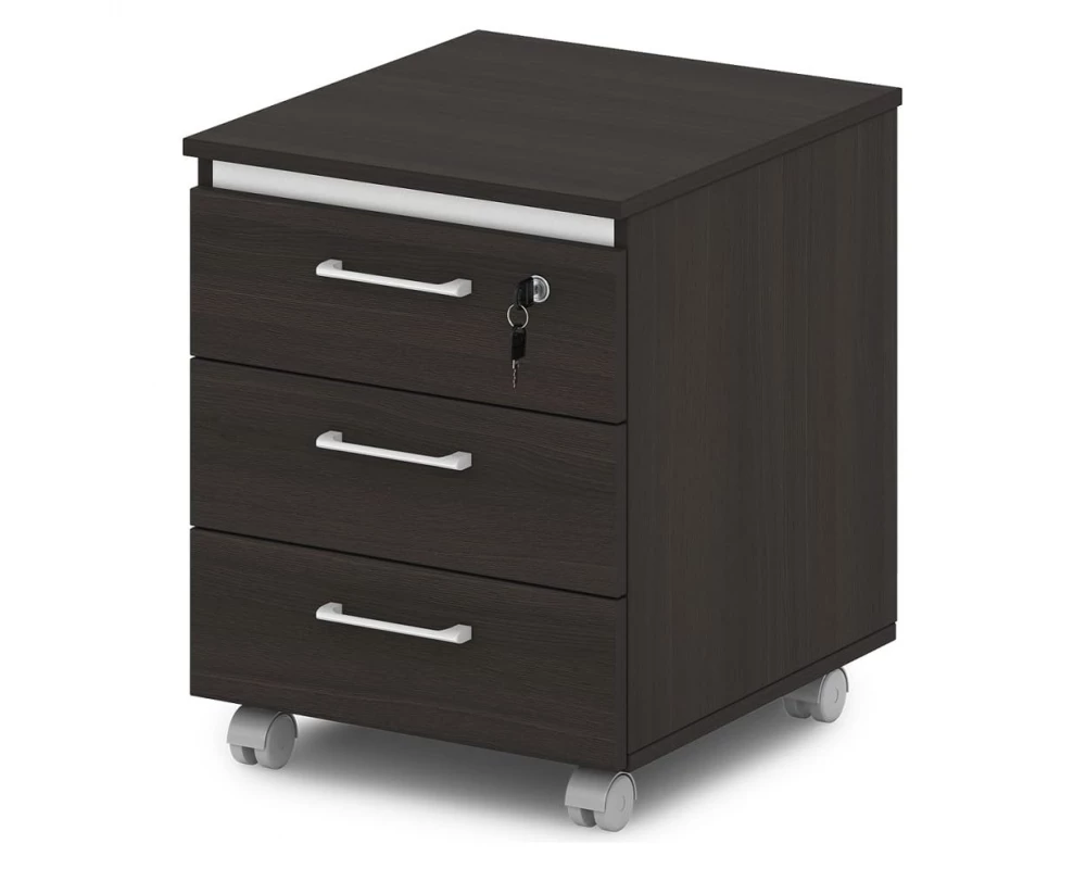 Тумба подкатная с замком на первый ящик Sentida