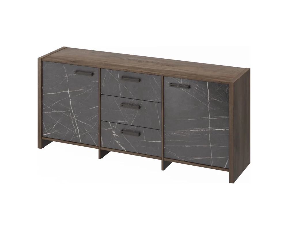 Тумба с 2 дверьми и 3 ящиками Festus