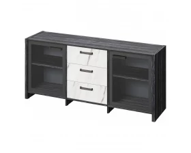 Тумба с 2 дверьми в алюминевом профиле и 3 ящиками Festus images