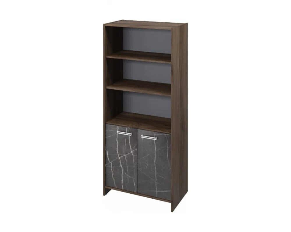 Шкаф для документов широкий с 4 полками полуоткрытый Festus