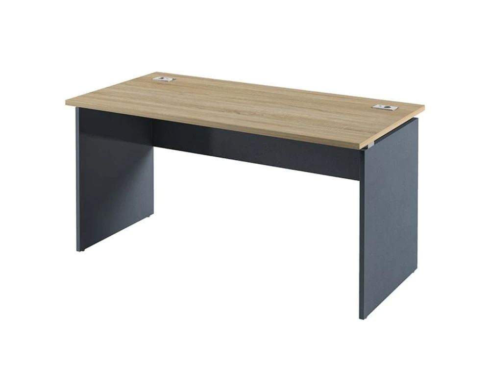 Стол прямой с 2-мя заглушками кабель-канала I-25 Инновация