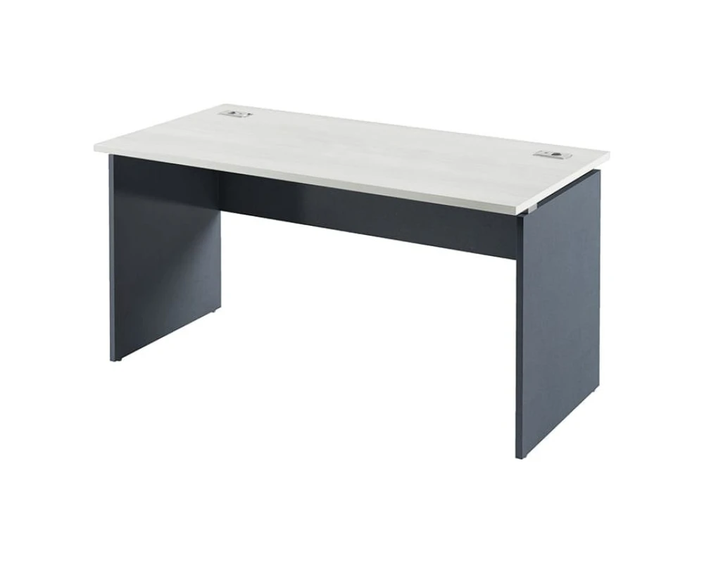 Стол прямой с 2-мя заглушками кабель-канала I-25 Инновация