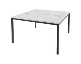 Стол-тандем на металлокаркасе с заглушками кабель-канала IL-41 Инновация images