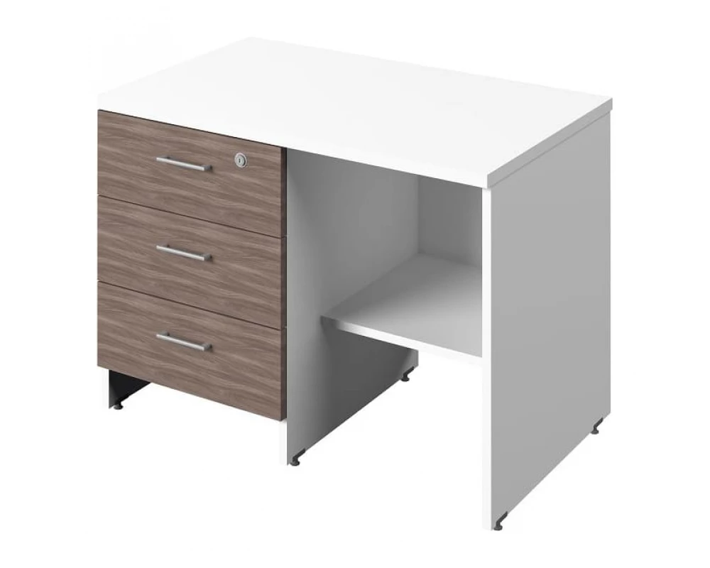 Тумба приставная "Греденция" с замком на первый ящик С-291 л/пр Public Comfort