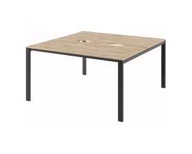 Стол-тандем на 2 рабочих места с установкой фронтального экрана N-42 Саньяна images