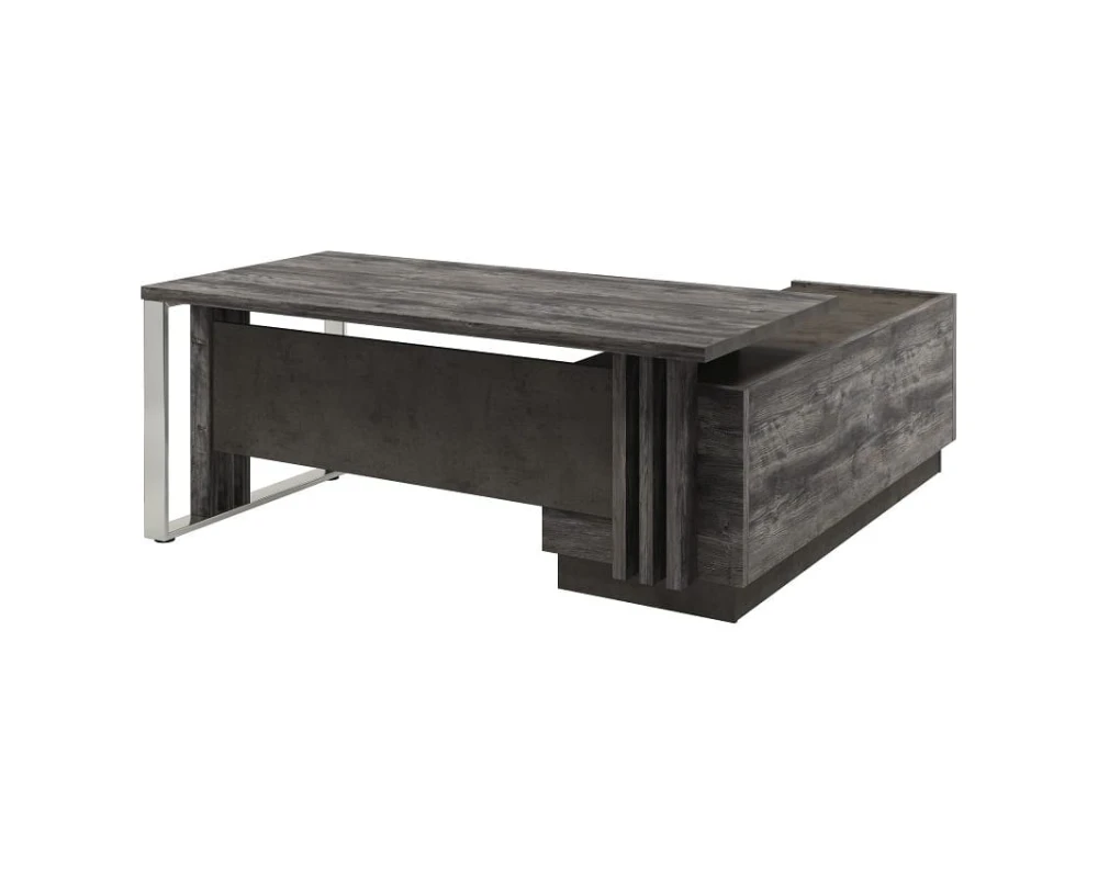 Стол руководителя с опорной тумбой и металлической опорой Z-418л.0000* Вестар / Vestar