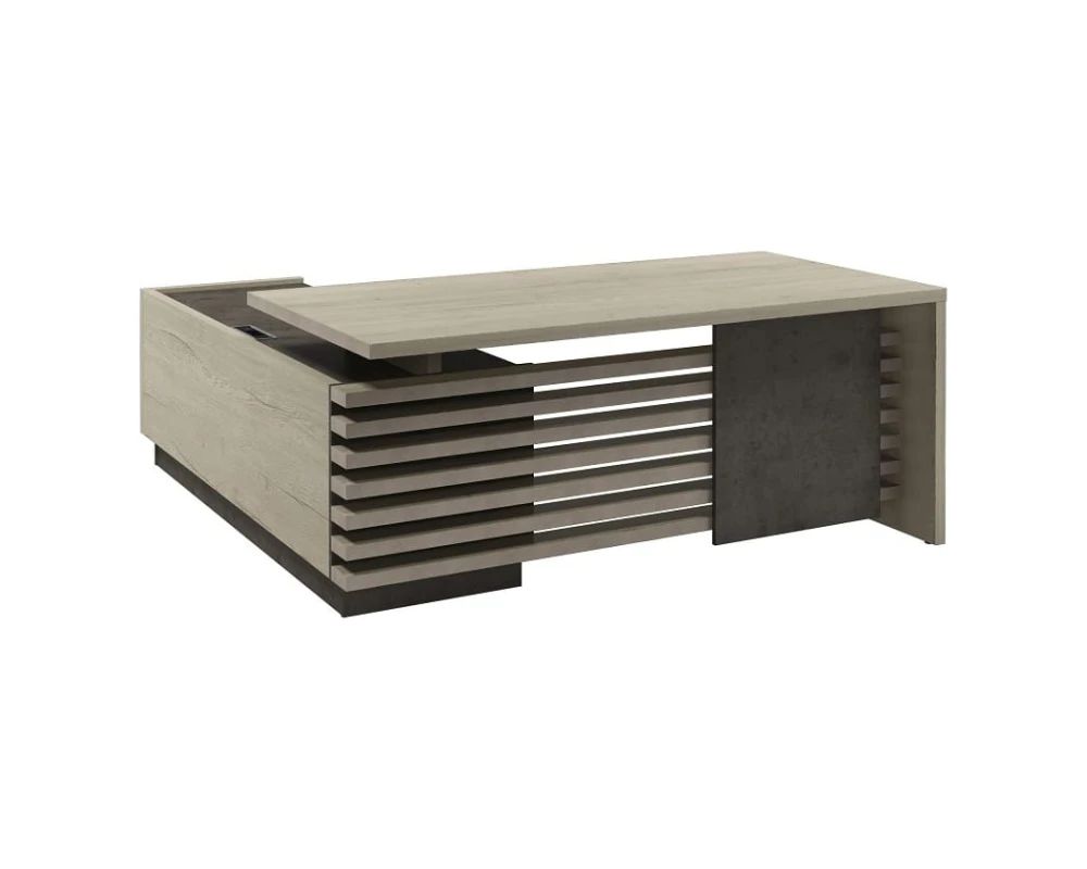 Стол руководителя с опорной тумбой Z-218пр.1000* Вестар / Vestar