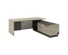 Стол руководителя с опорной тумбой Z-220пр.1000 Вестар / Vestar images