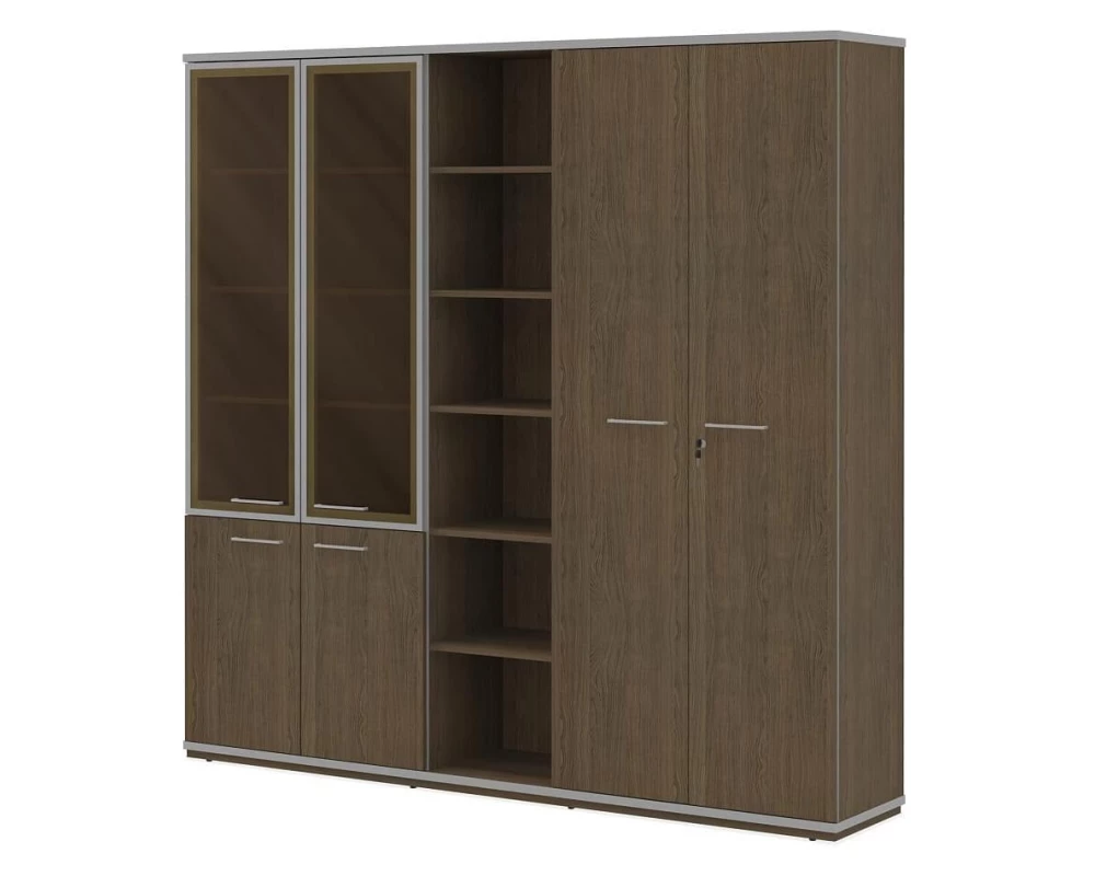 Гардероб комбинированный глубокий ПК-СЕ-ШГ3С220Х225К1Г1ДС/Г-В4 Сенатор