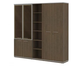 Гардероб комбинированный глубокий ПК-СЕ-ШГ3С220Х225К1Г1ДС/Г-В4 Сенатор images